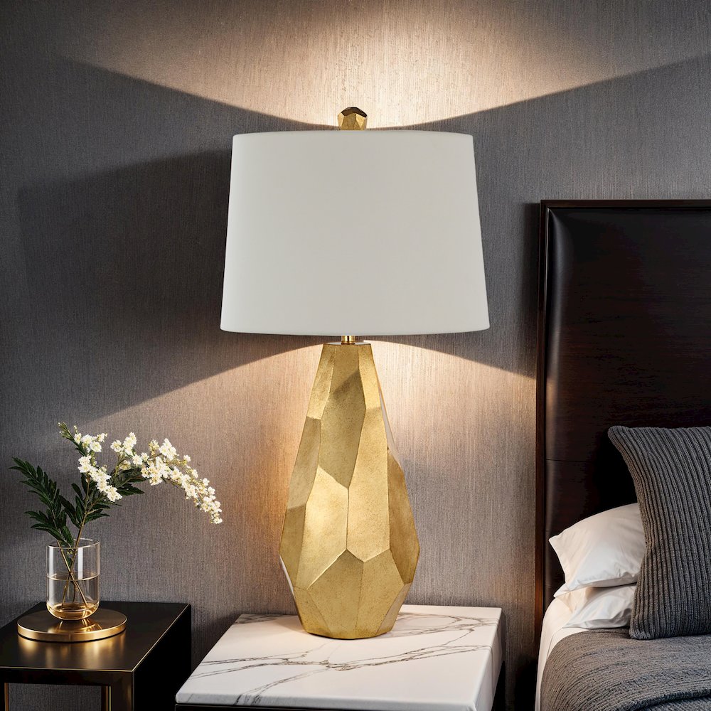 Sanae 33" Height Table Lamp, Yellow. Picture 2