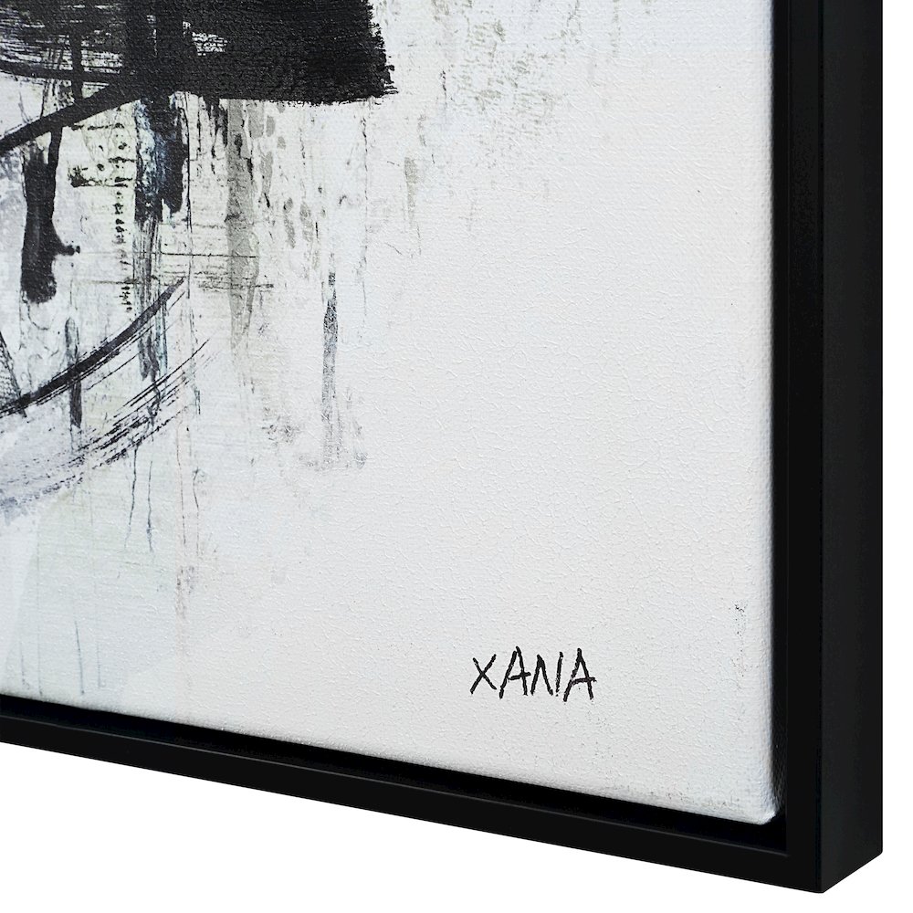 Aaliyah 48" H x 36" W Canvas Art, Black. Picture 4
