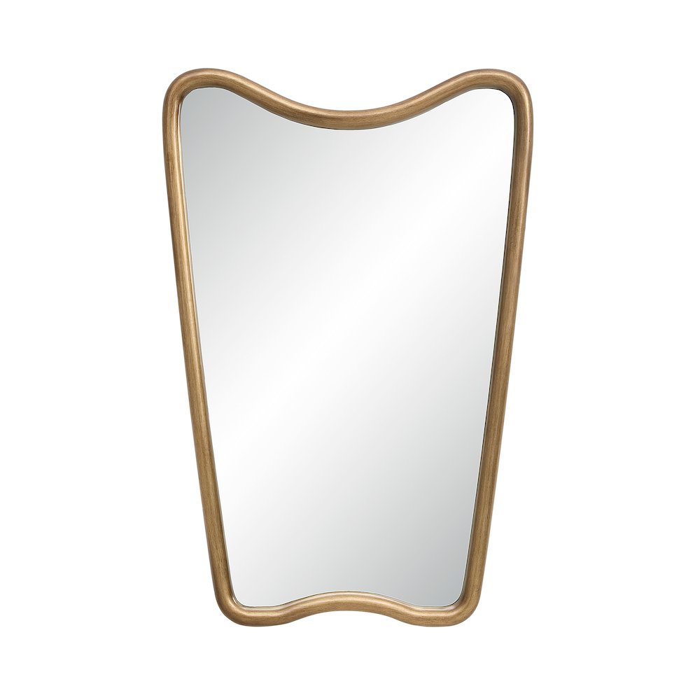 Echoa 35.75" H x 23.75" W Wall Mirror, Gold-Bronze. Picture 1