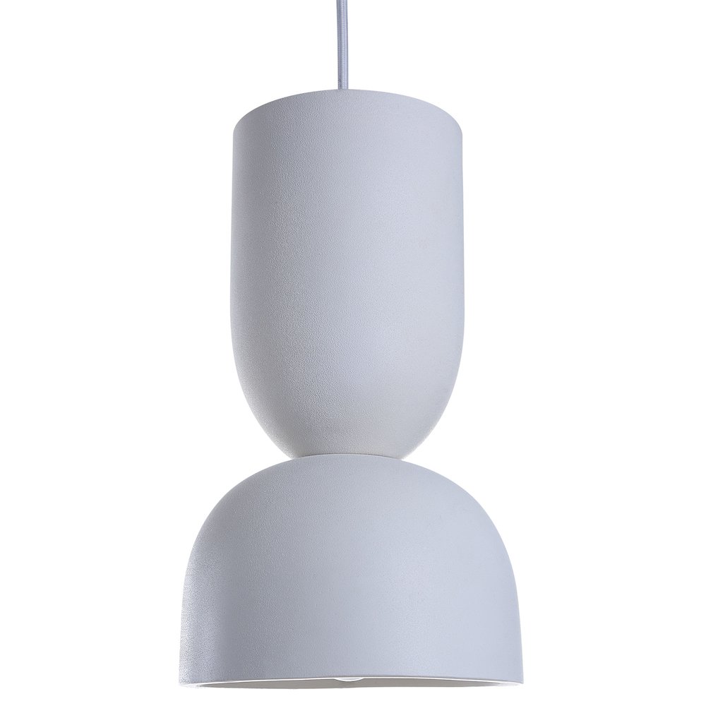 Kala 12" Length Ceiling Fixture, White. Picture 4