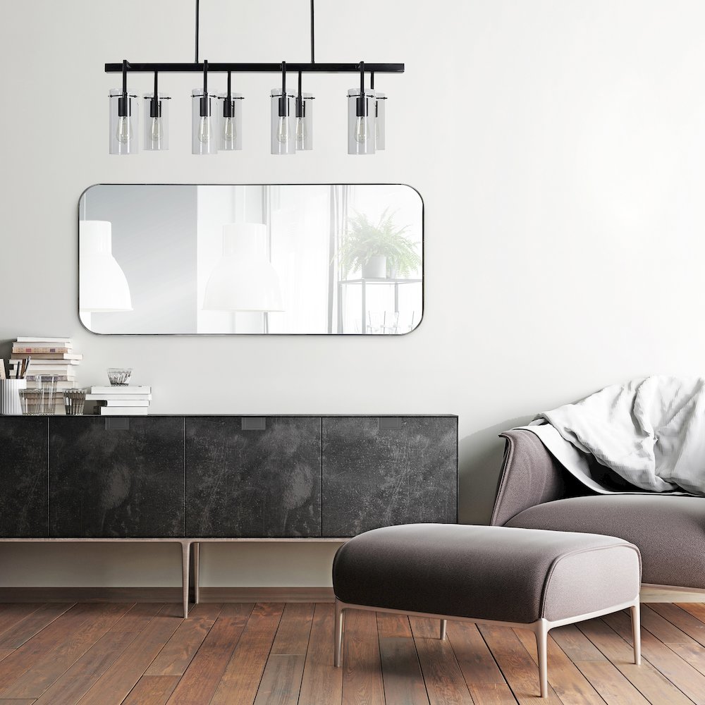 Delphinus 20 in. x 46 in. Rectangular Framed Mirror. Picture 2