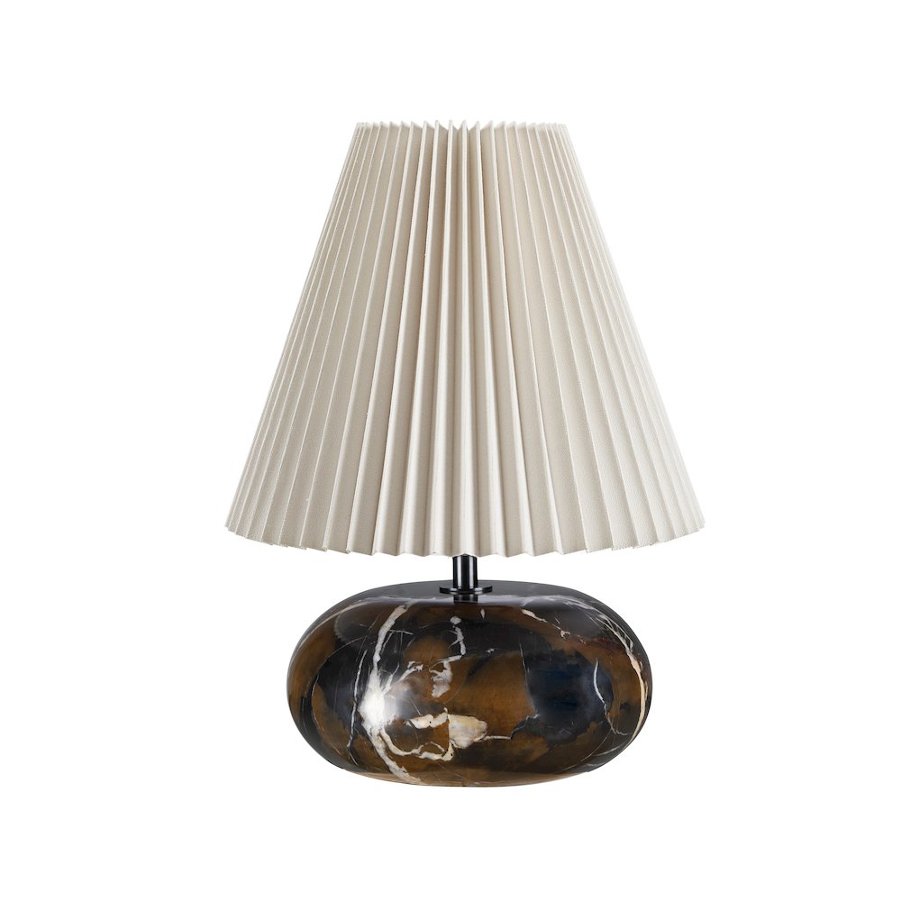 Noto Brown 14" Length Table Lamp, Brown. Picture 1