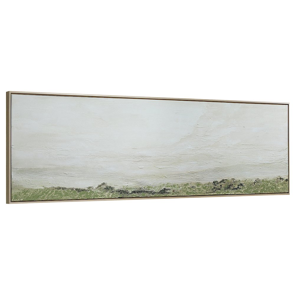 Valle 20" H x 70" W Canvas Art, Green. Picture 2