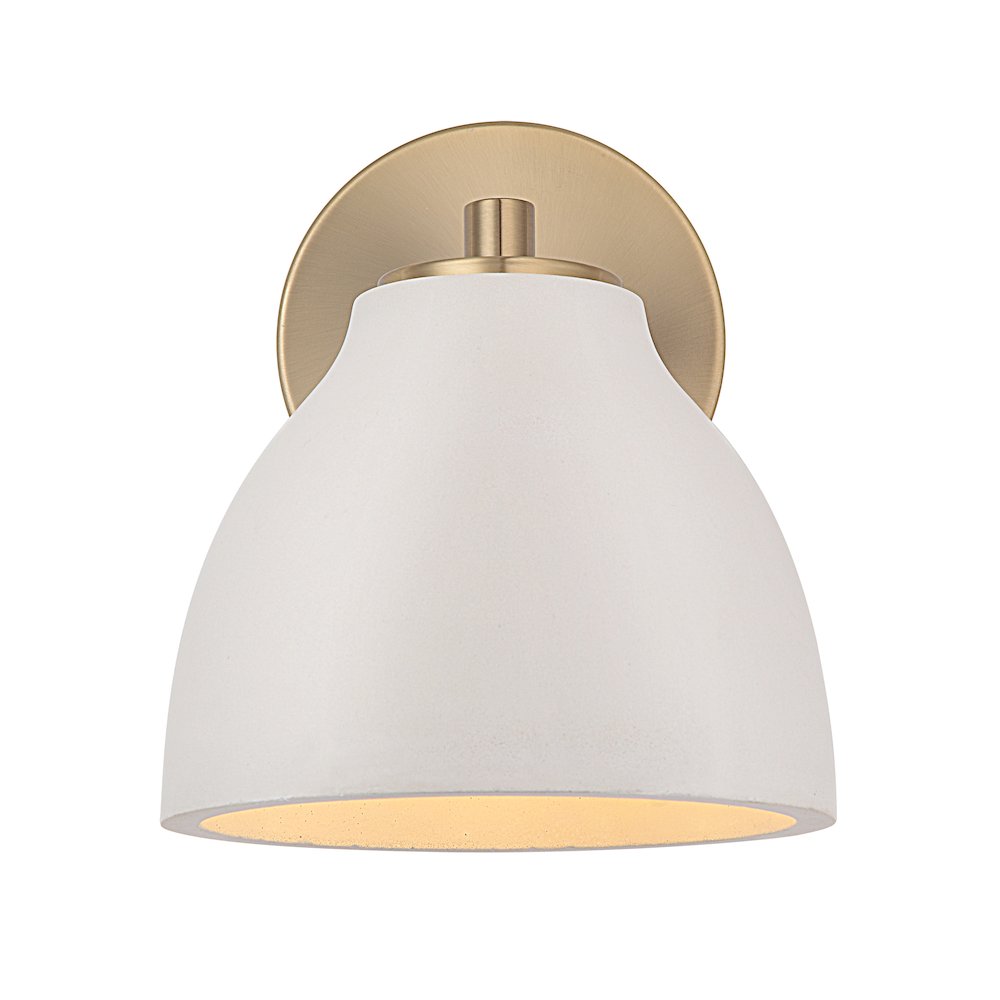 Mazia 8.5" Burnished Brass 1-Light Wall Sconce. Picture 4