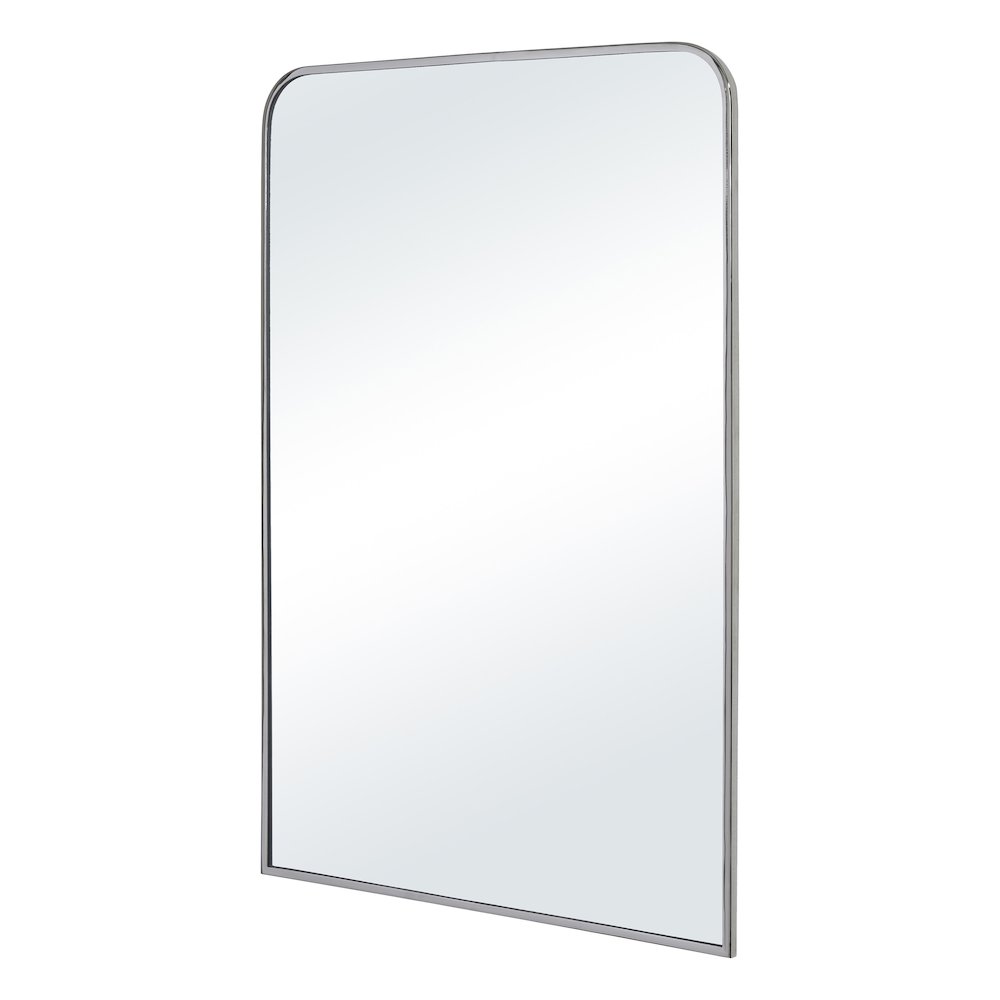 Jackline 36" H x 24" W Wall Mirror, Polished Nickel. Picture 2