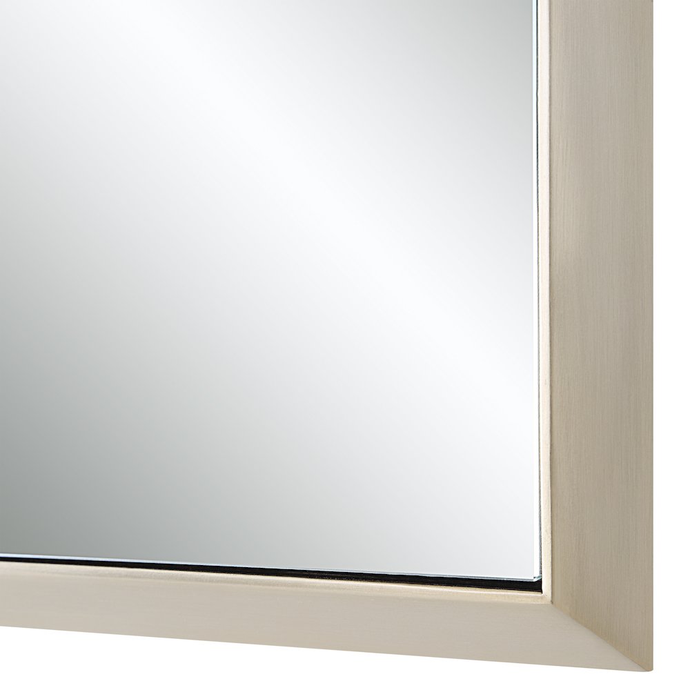 Pia 36" H x 24" W Wall Mirror, Yellow. Picture 5