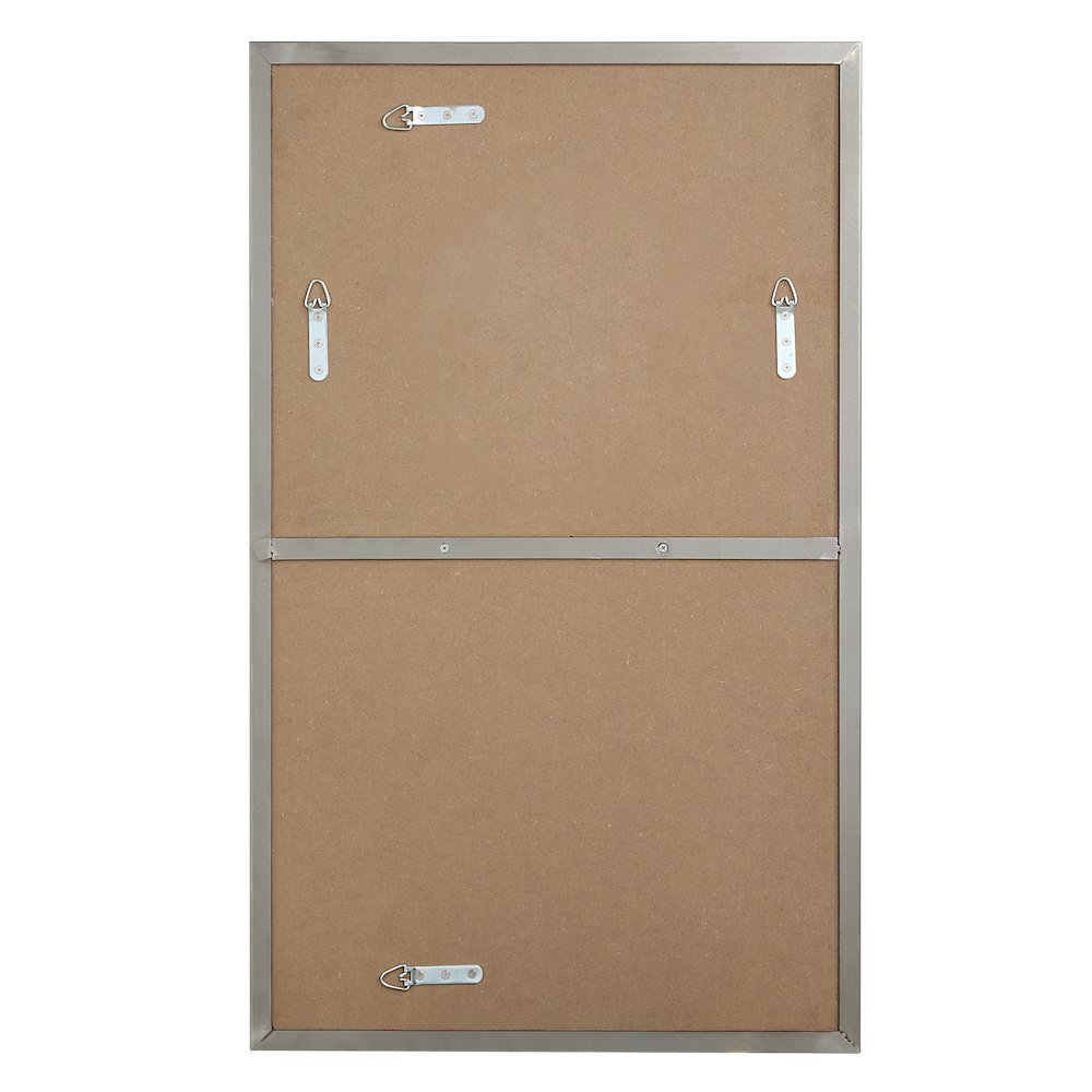 Spili 36" H x 22" W Wall Mirror, Grey. Picture 4