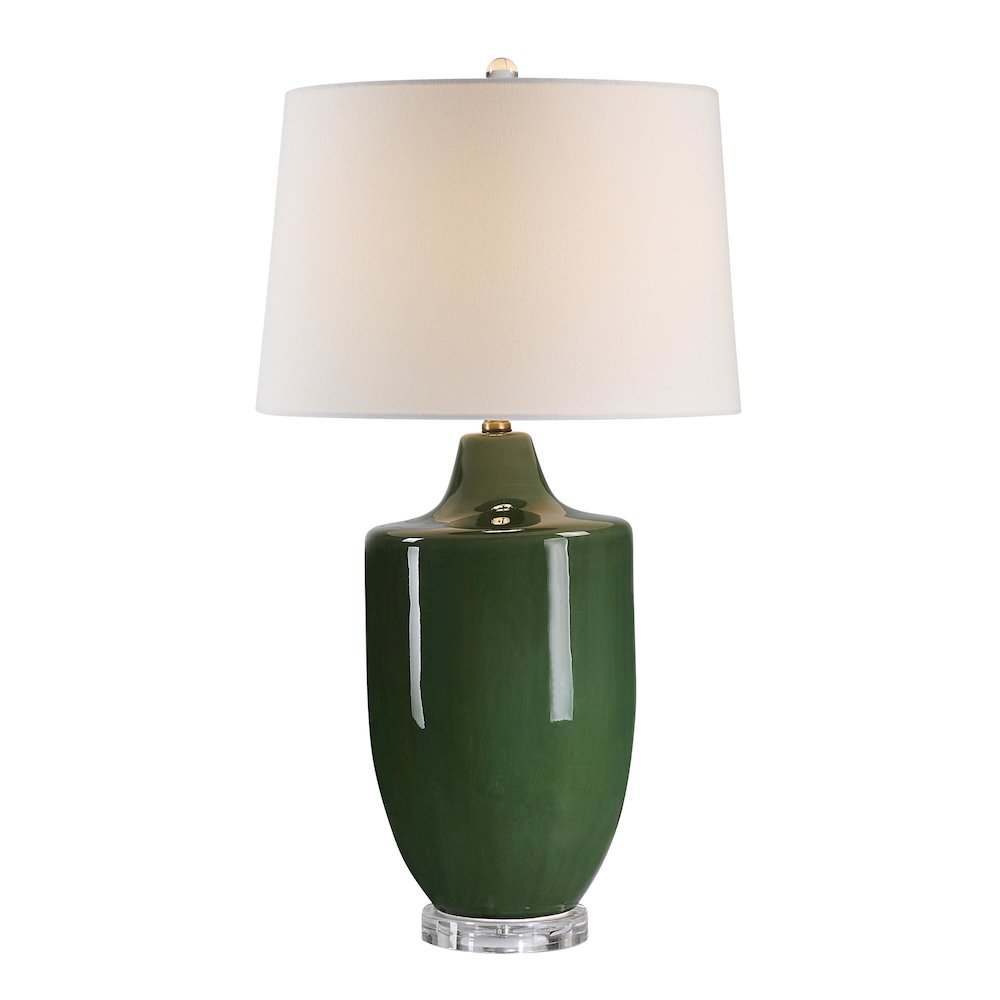 Pesca 30.75" Height Table Lamp, Green. Picture 3