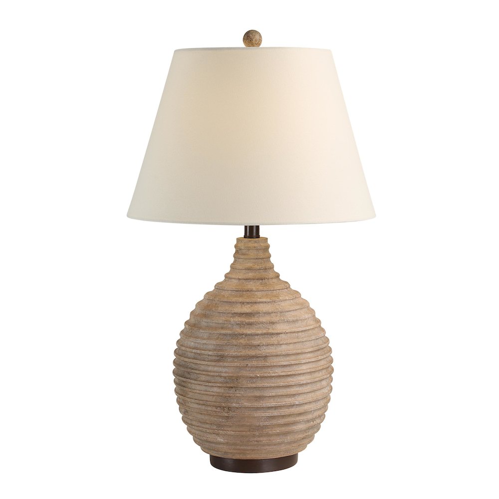 Cebada 27.5" Height Table Lamp, Brown. Picture 3