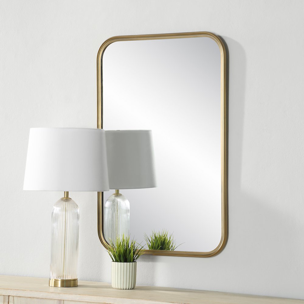 Jyn Wall Mirror In Yellow Color. Picture 2