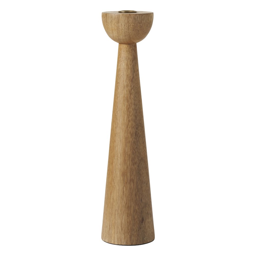 Laurier Candle Holder, Light Brown. Picture 5