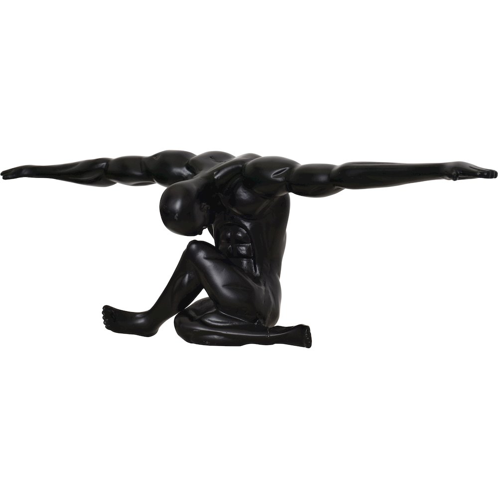 MORTAL Matte Black STATUE. Picture 1
