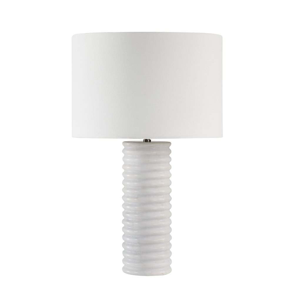 Alloro 24" Height Table Lamp, White. Picture 1