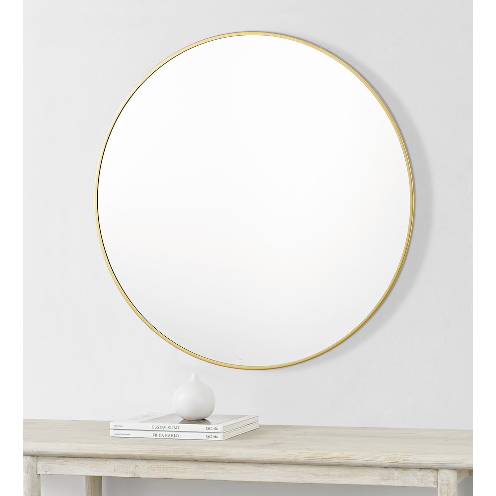 Alegre 30 x 30 Round Framed Mirror. Picture 2