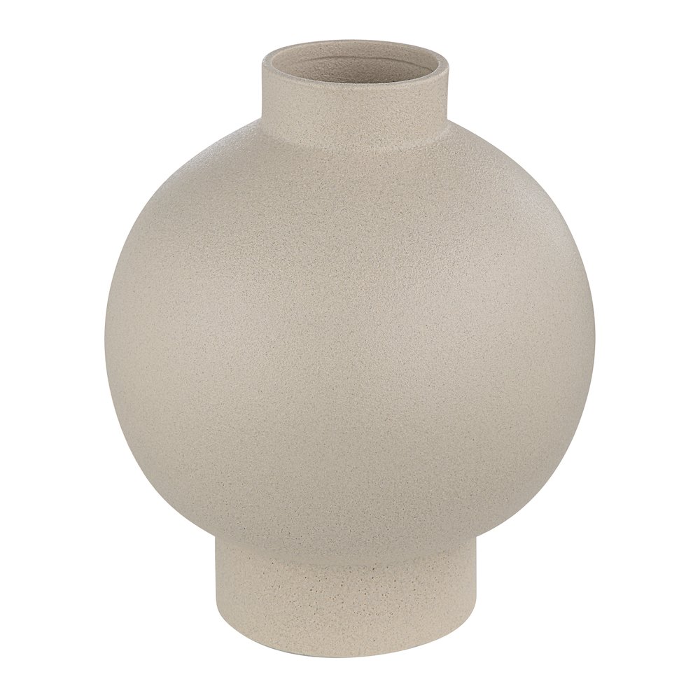 Lamoureux Vase In Cream Color. Picture 3