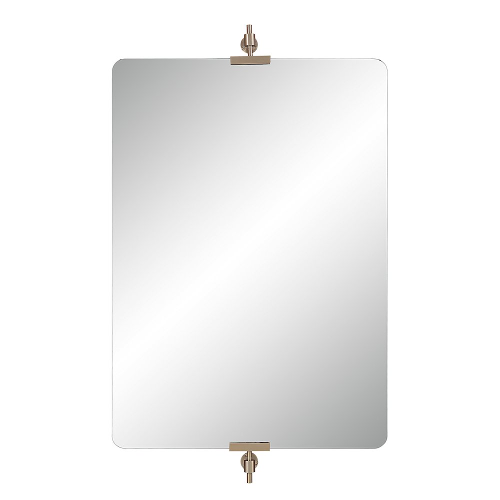 Sodalite 40" Tall Rectangular Mirror. Picture 1
