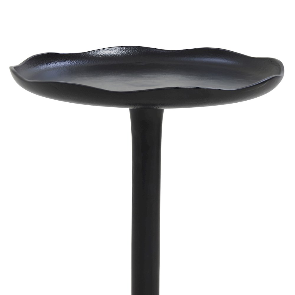 Fiora Indoor Cast Aluminum Side Table. Picture 2