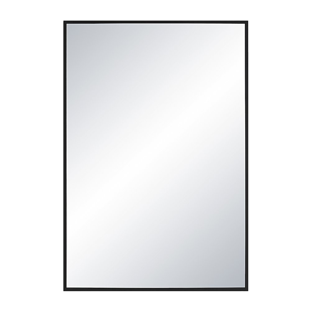 Gasel Wall Mirror In Black Color. Picture 1