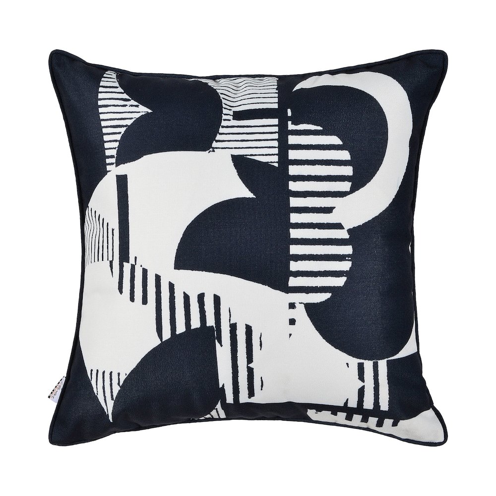 Tropo 20 X 20 Indoor Pillow, Black. Picture 1