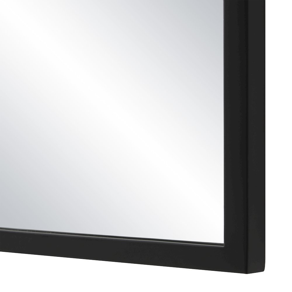 Gasel Wall Mirror In Black Color. Picture 5