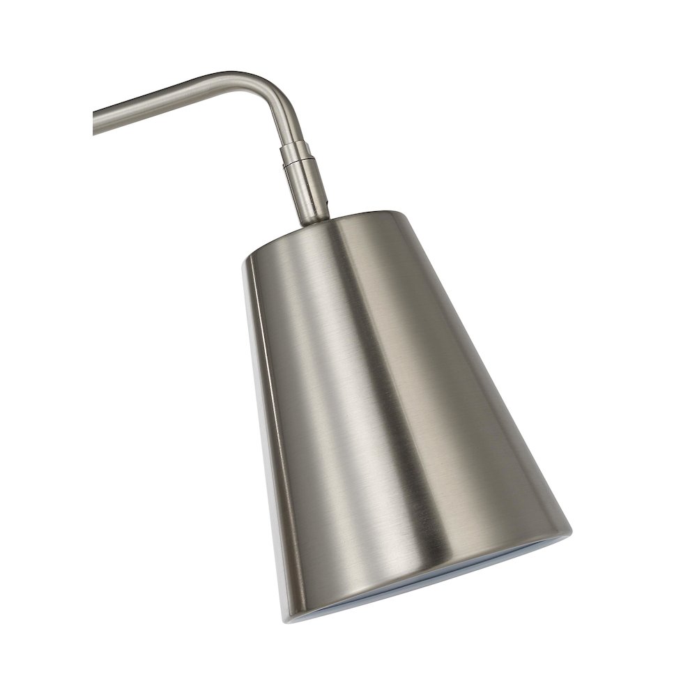 Norwich 47.5" Height Floor Lamp, Grey. Picture 4