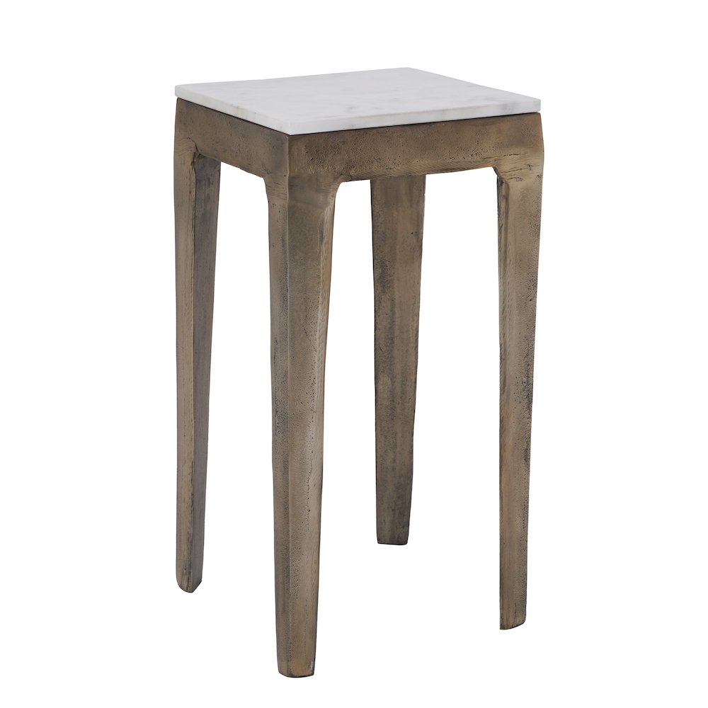 Abby Side Table In Cream Color. Picture 3