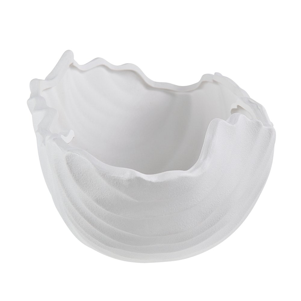 Darius Bowl In White Color. Picture 5