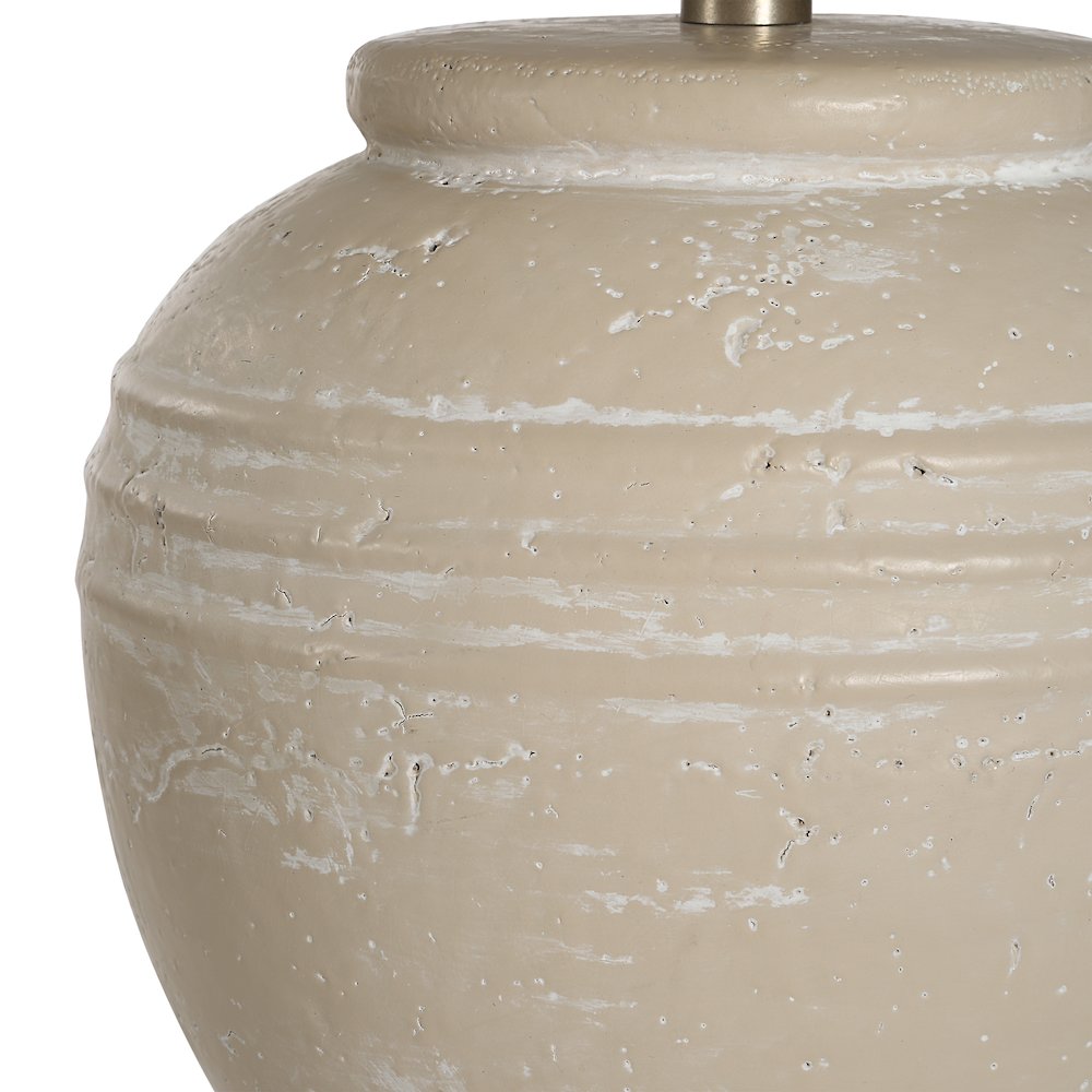Fela 21" Length Table Lamp, BEIGE. Picture 3