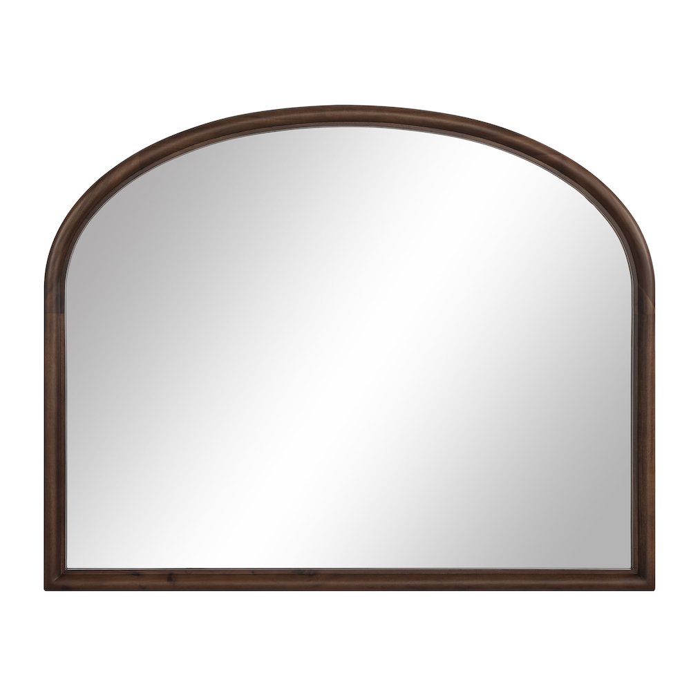 Kindra 40" H x 50" W Wall Mirror, Brown. Picture 1