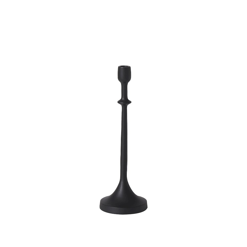 Albero Candle Holder, Matte Black. Picture 3