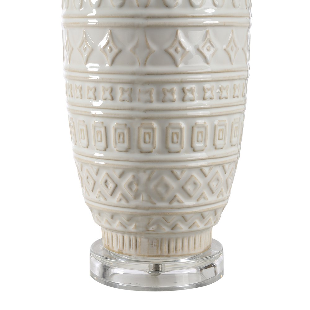 Sereno 30.0" Height Table Lamps, White. Picture 3