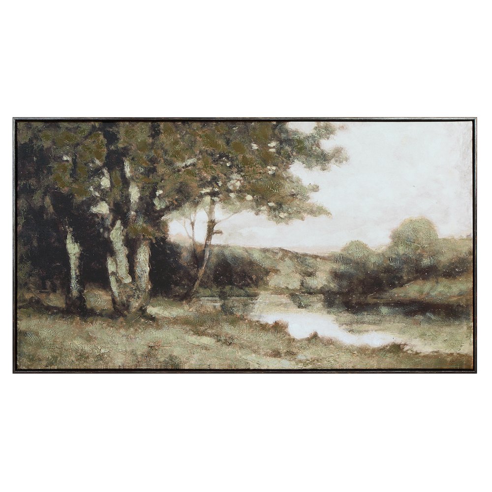 Dulcedo 30" H x 55" W Canvas Art, Brown. Picture 1