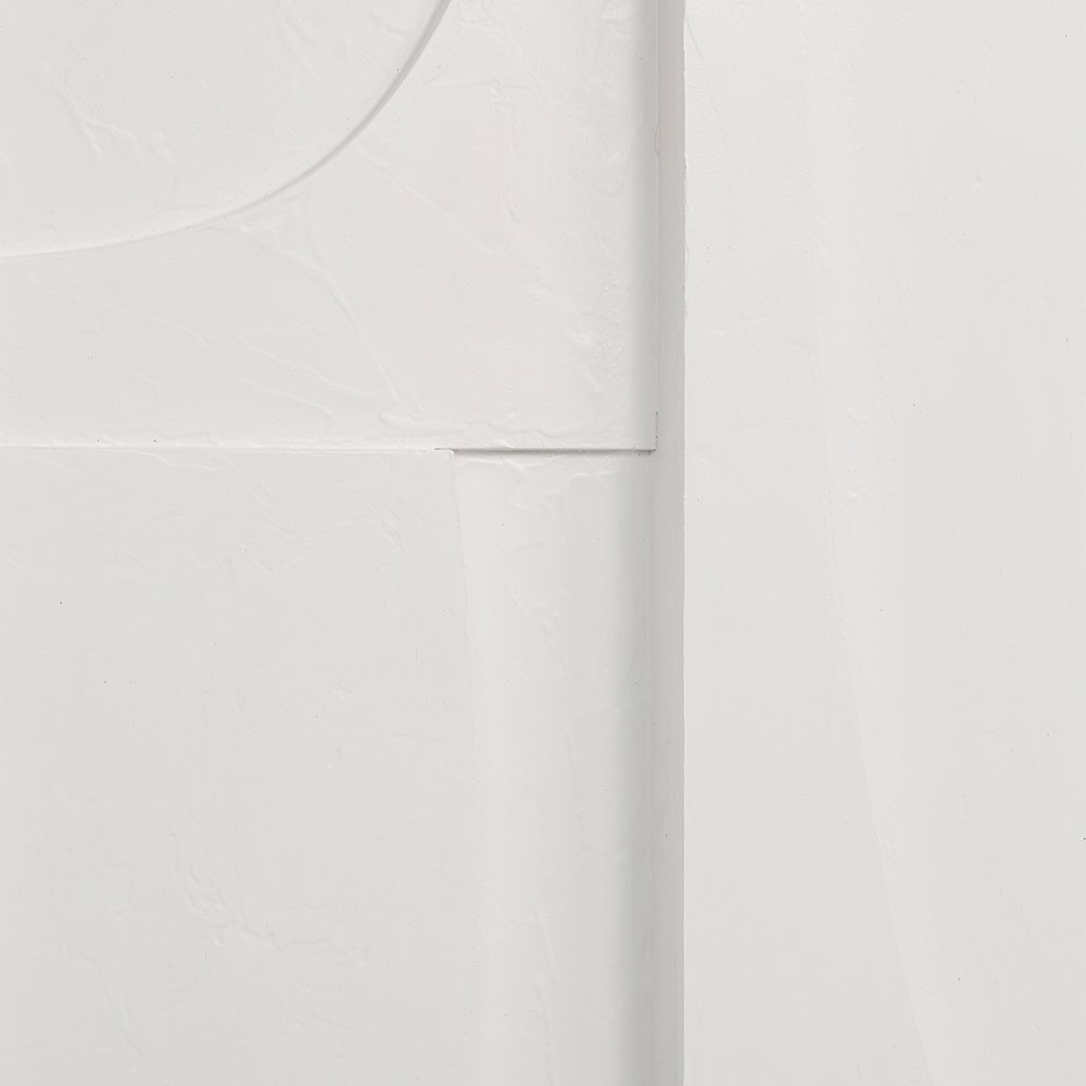 Marsh 18" Wide Wall Decor, Matte White. Picture 5