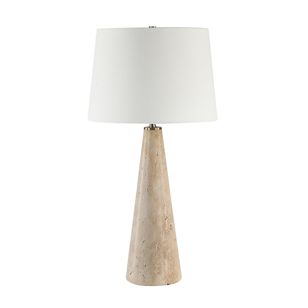 Almeria 28.5" Height Table Lamp, Beige. Picture 1