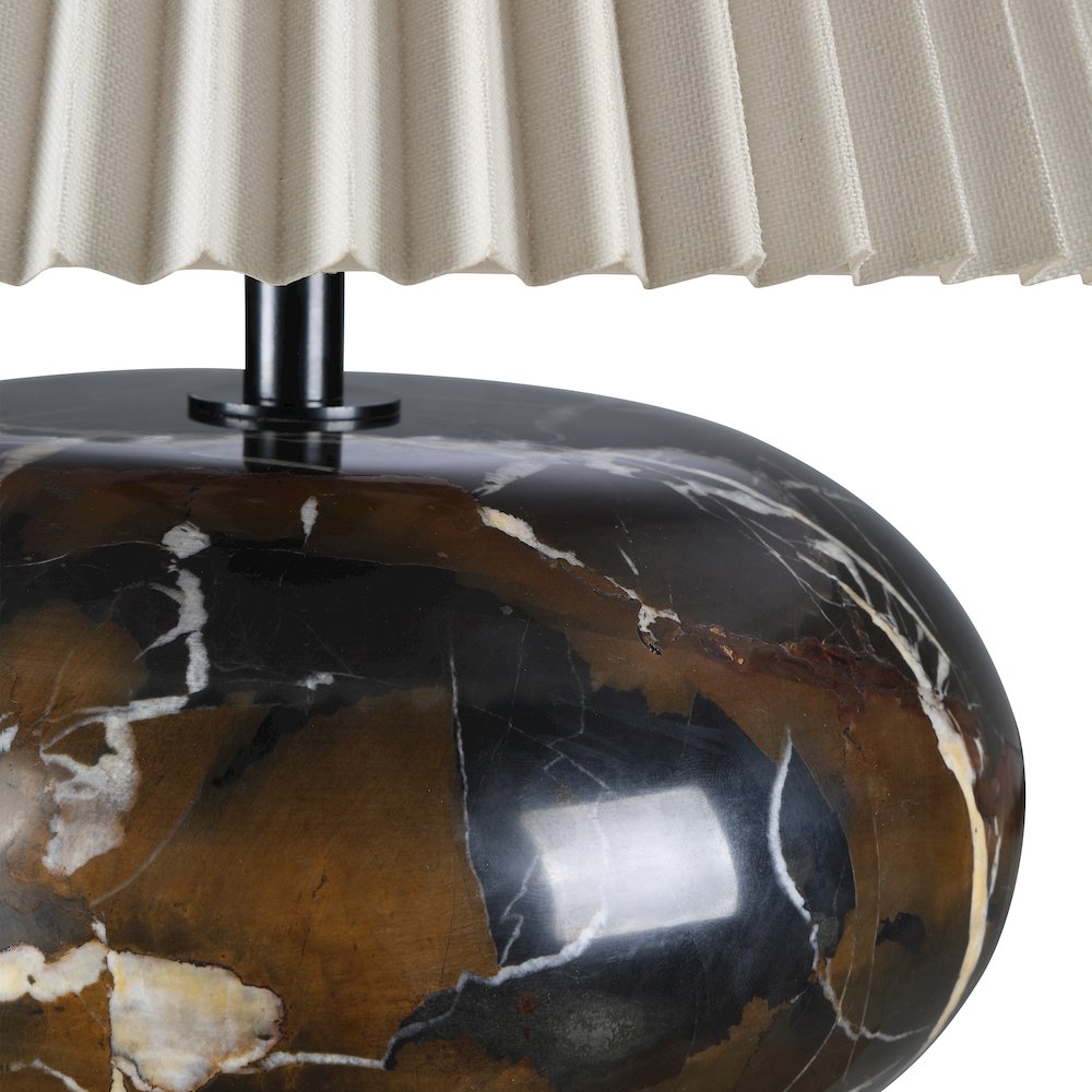 Noto Brown 14" Length Table Lamp, Brown. Picture 3