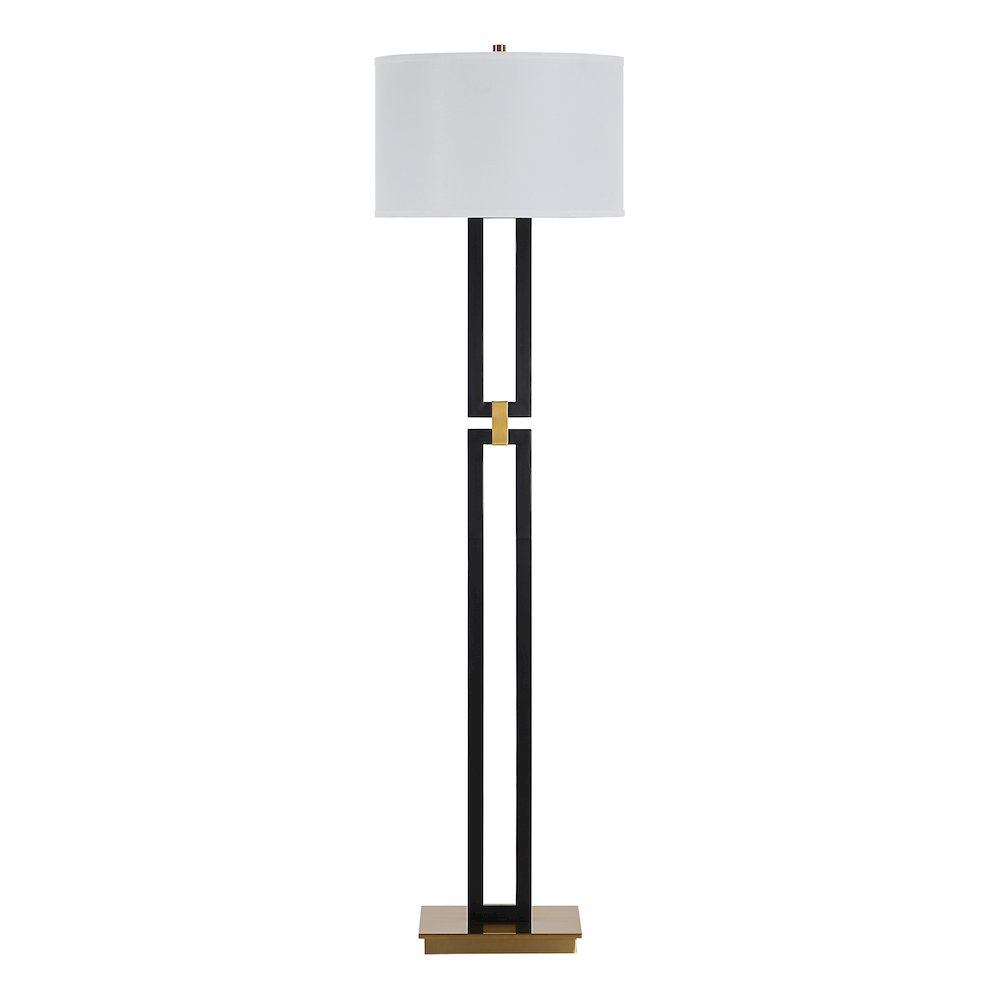 Theo 64.5" Height Floor Lamps, Matte Black. Picture 1