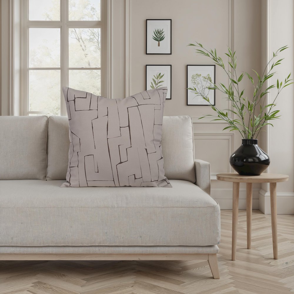 Sarno Pillows, Beige / Black. Picture 2