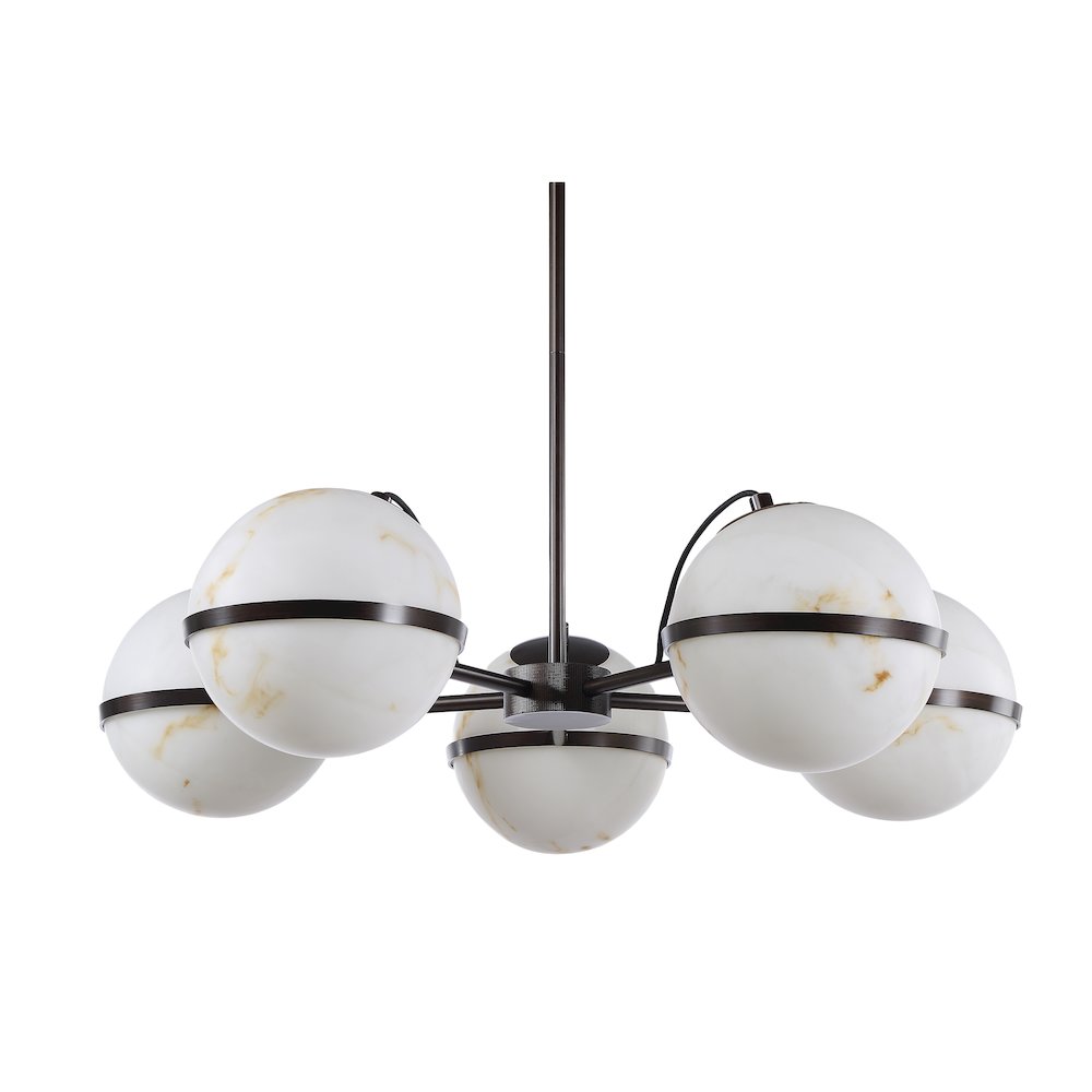 Roca 69.25" Height Ceiling Fixture, Dark Antique Bronze. Picture 1