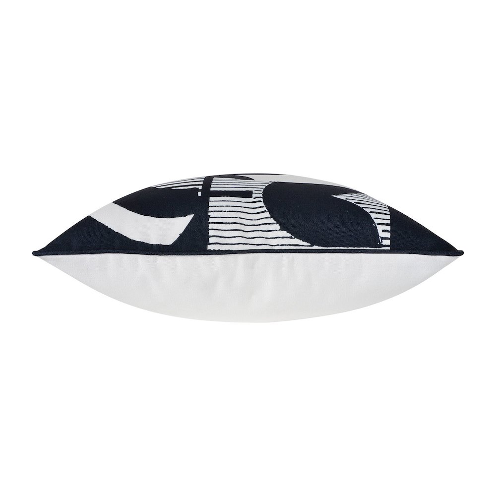 Tropo 20 X 20 Indoor Pillow, Black. Picture 3