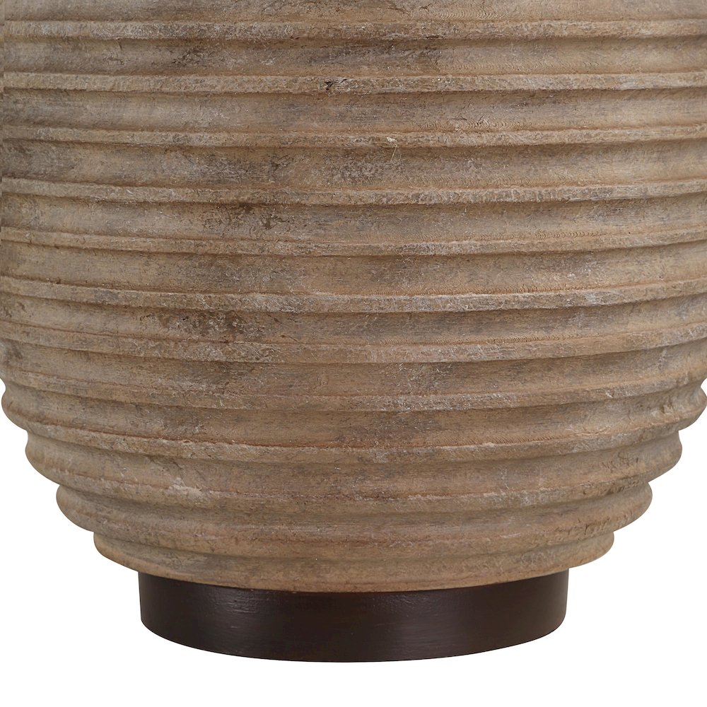 Cebada 27.5" Height Table Lamp, Brown. Picture 4