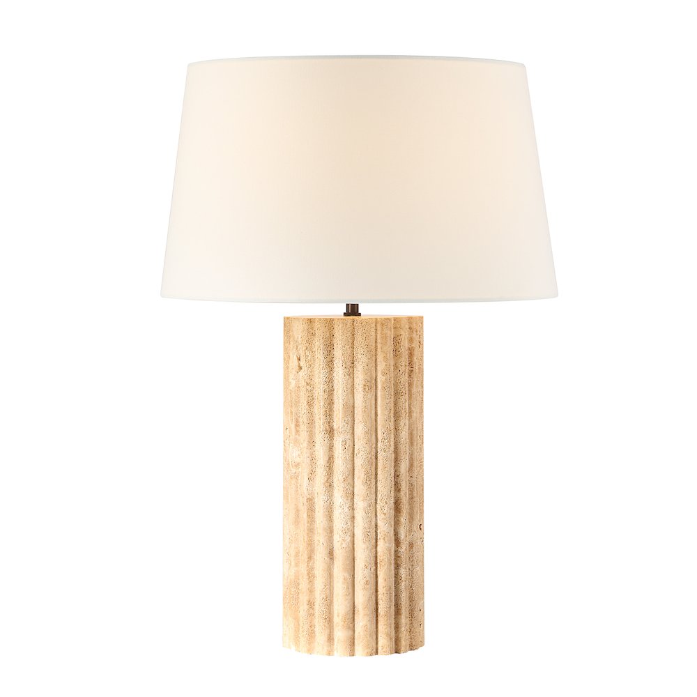 Milena 28" Height Table Lamp, Beige. Picture 4