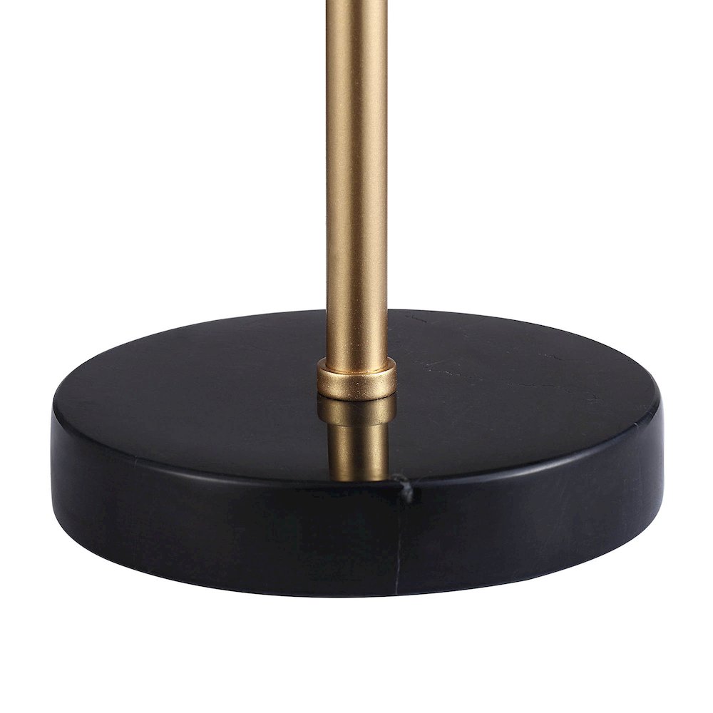 Gillian 17" Length Table Lamp, Black. Picture 4