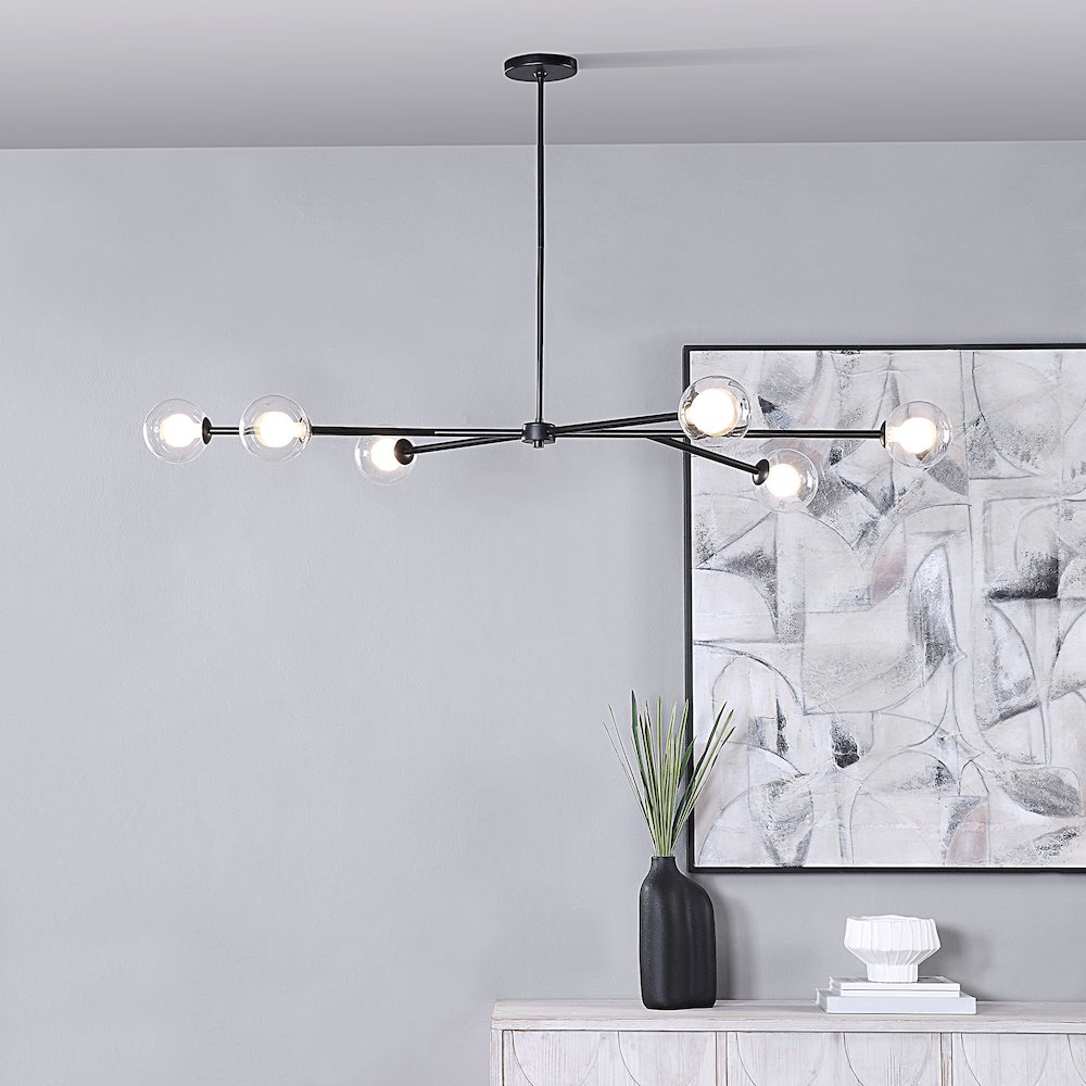 Endah 6 Light Ceiling Fixture. Picture 2