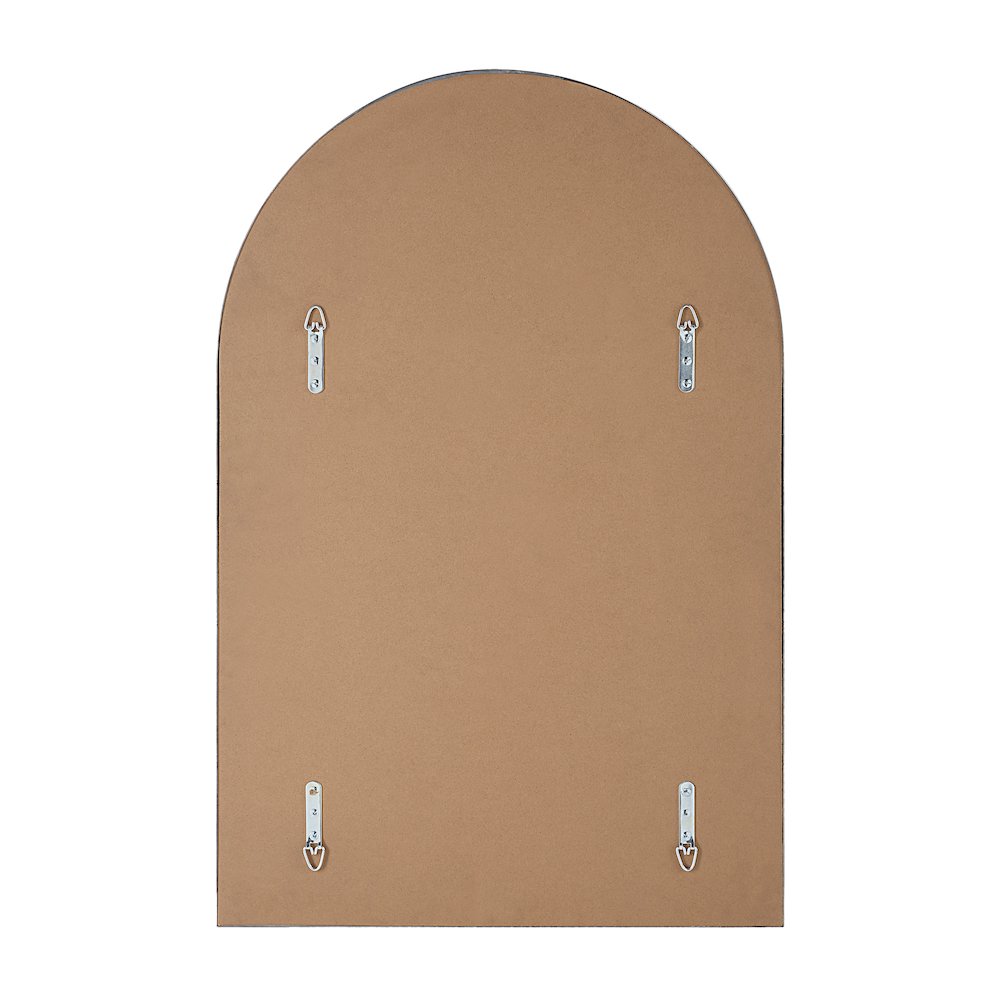 Plaka 36" H x 24" W Wall Mirror, Grey. Picture 4