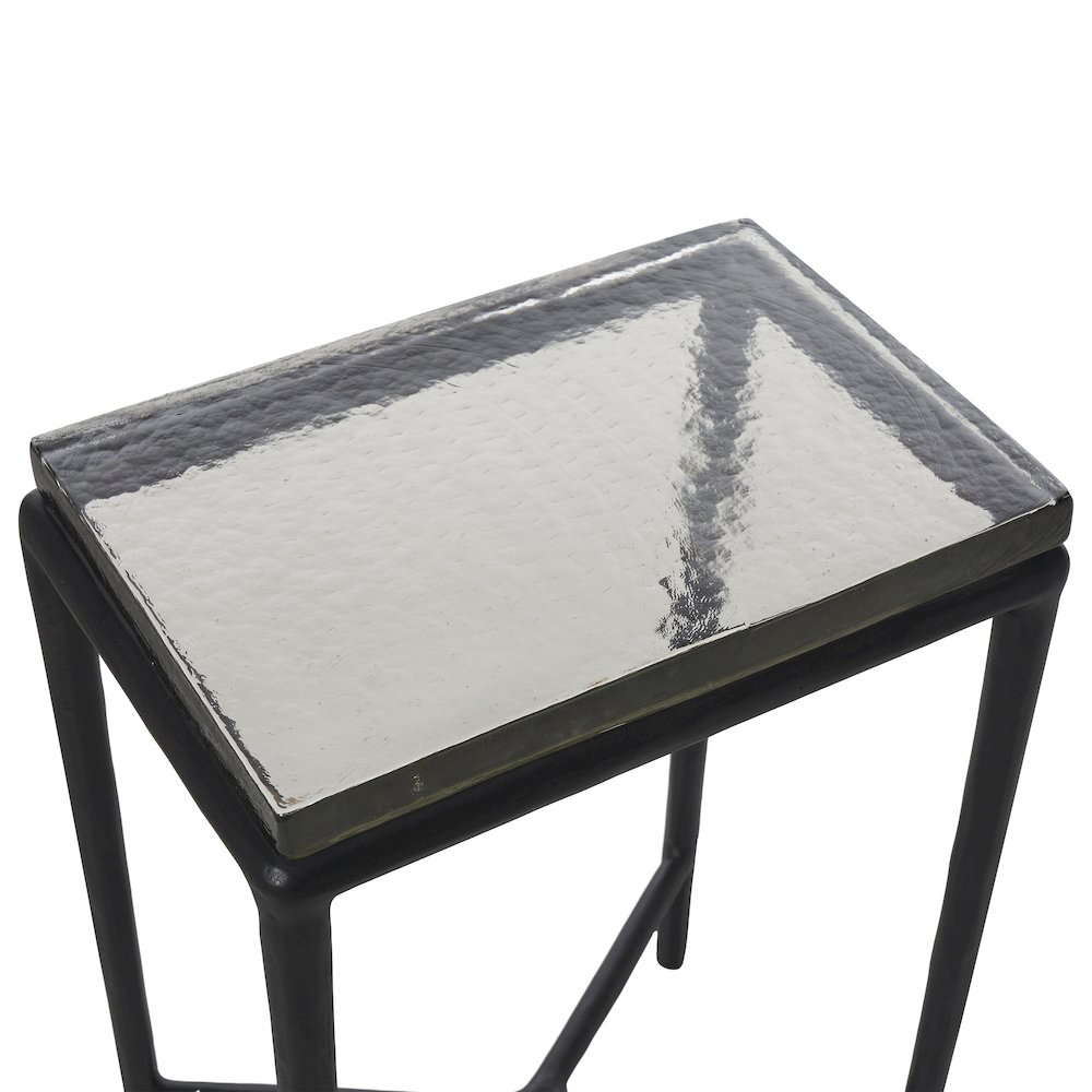Aria Side Table In Black Color. Picture 4