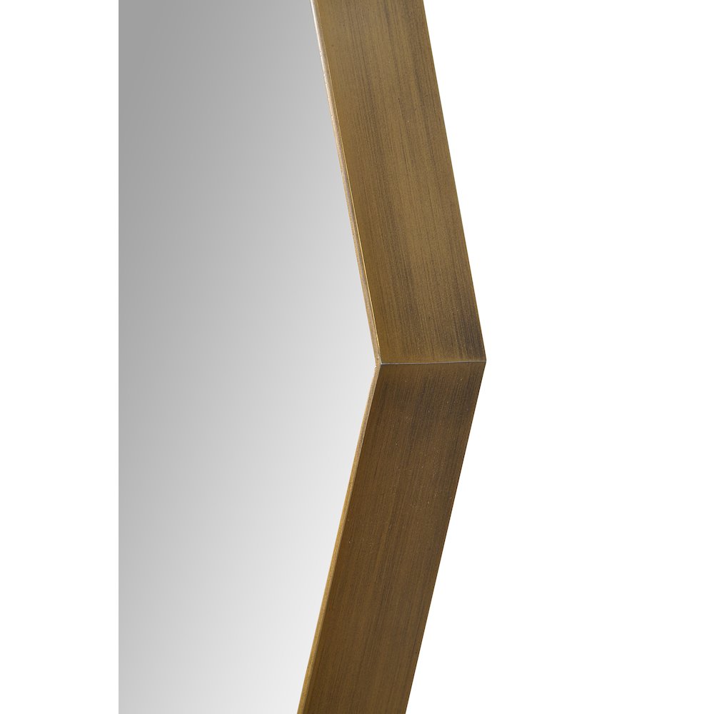 Cruz 40 in. x 40 in. Irregular Framed Mirror. Picture 5