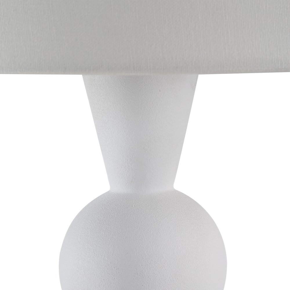 Petra 26" Height Table Lamp, White. Picture 2