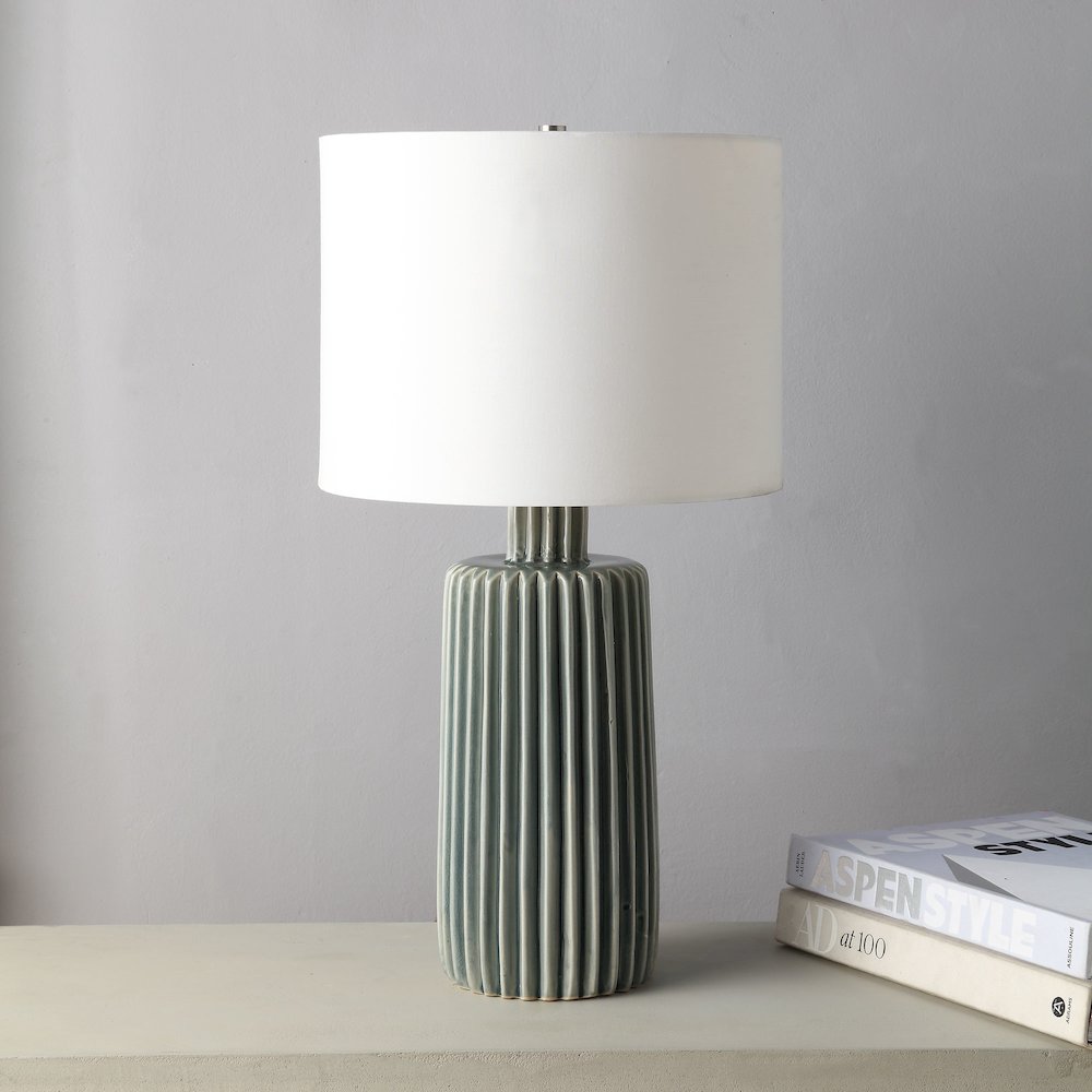 Roza 24.5" Length Table Lamp, Olive. Picture 2