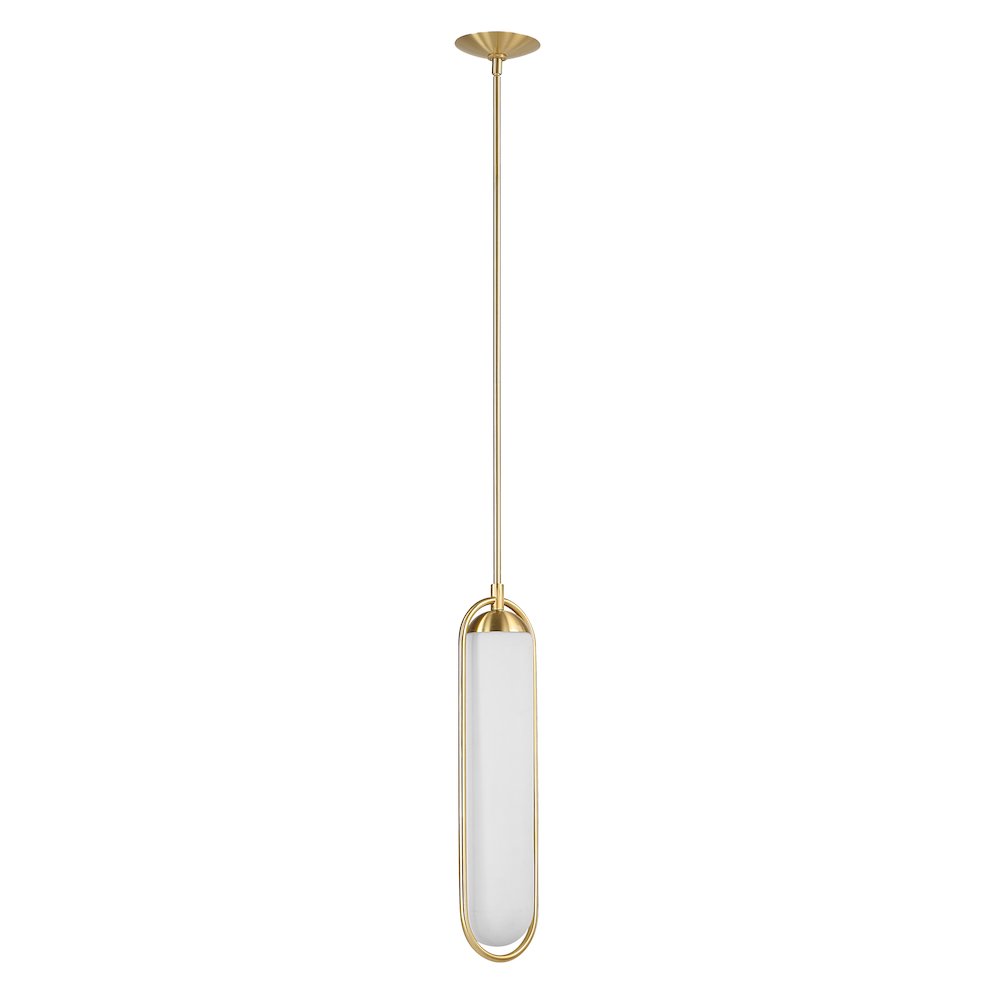 Thurles 83.5" Height Ceiling Fixture, Milk White. Picture 3