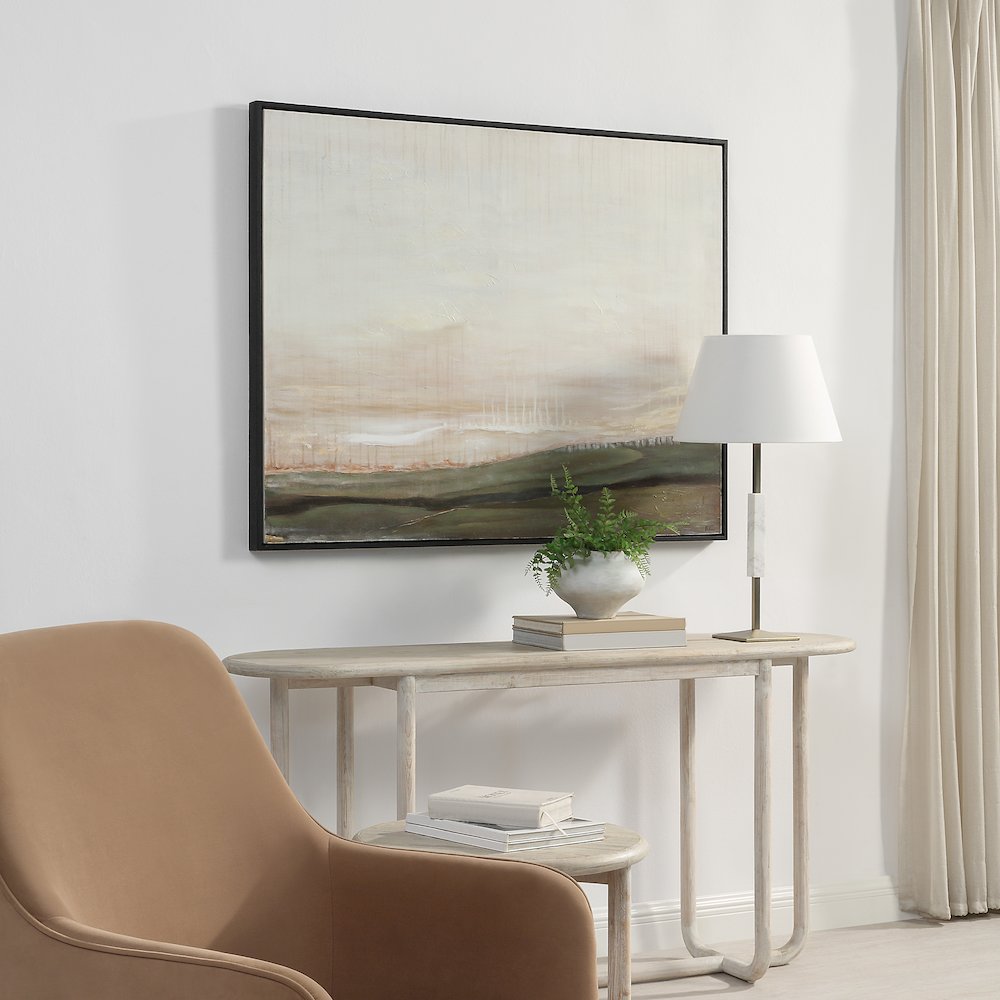 Mackay 40" H x 50" W Canvas Art, White. Picture 2